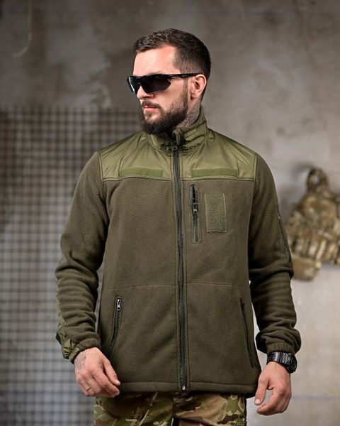 Флісова кофта AFG Olive 93227-46 фото