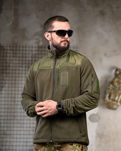 Флісова кофта AFG Olive 93227-46 фото