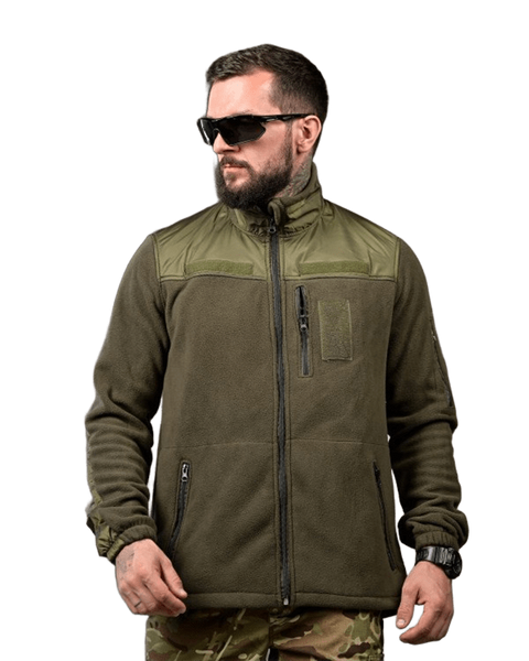 Флісова кофта AFG Olive 93227-46 фото