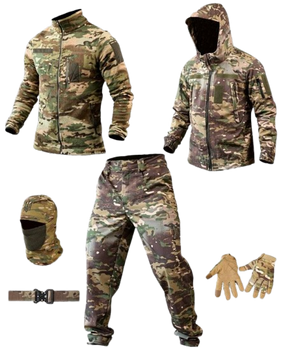 Тактичний костюм Soft Shell 6в1 Multicam 93471-46 фото