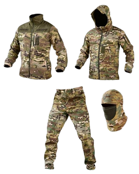 Тактичний костюм Soft Shell Omega 4в1 Multicam 93739-46 фото