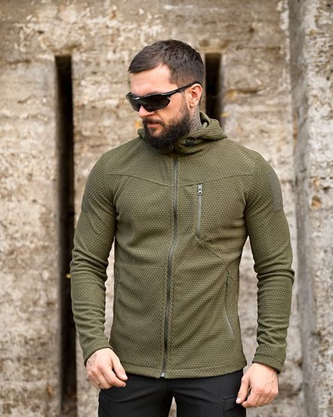 Флисовая кофта Honeycomb Olive 51816-46 фото