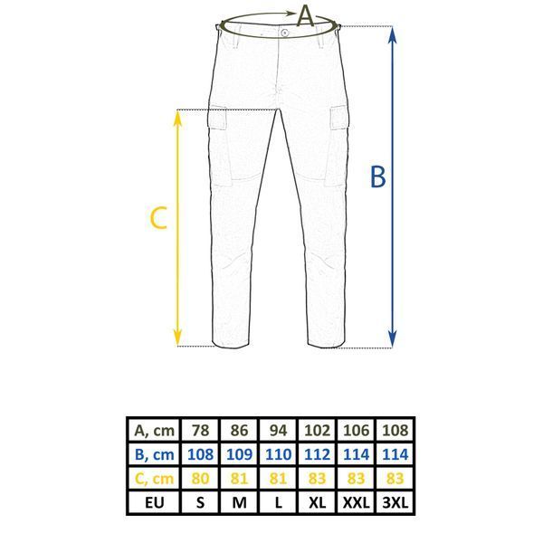 Штани польові Teesar BDU Rip-Stop Slim Fit Black 11853102-902 фото