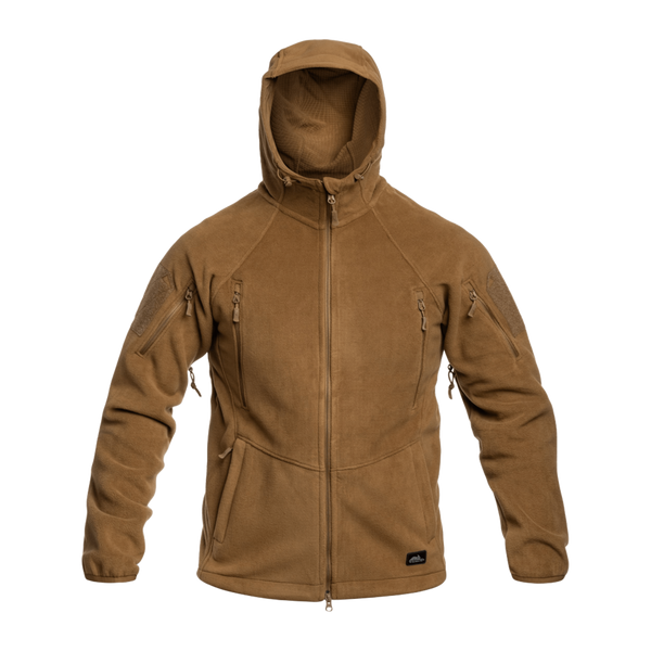 Кофта флисовая Helikon-Tex Patriot Jacket Hybrid Fleece, Койот BL-PJ2-FH-11-B02 фото