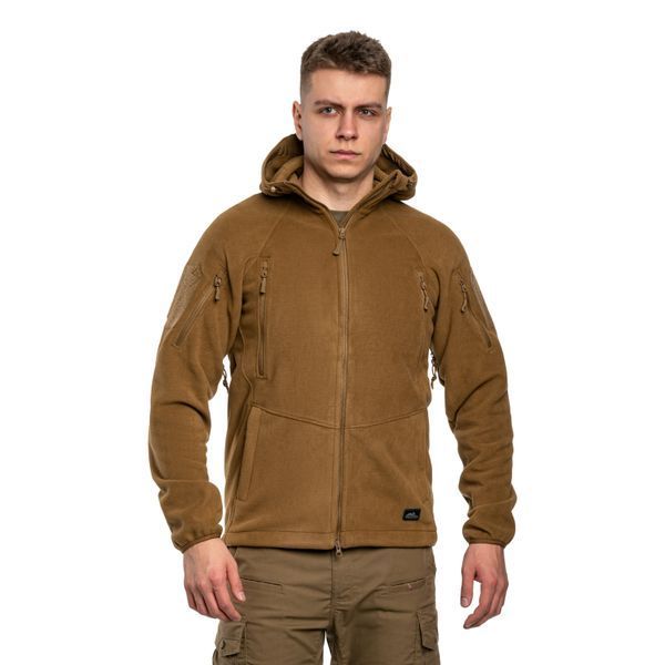 Кофта флисовая Helikon-Tex Patriot Jacket Hybrid Fleece, Койот BL-PJ2-FH-11-B02 фото