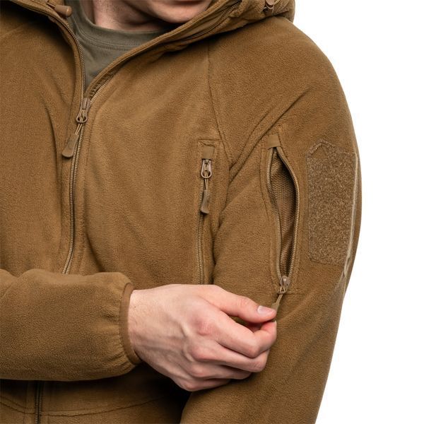 Кофта флисовая Helikon-Tex Patriot Jacket Hybrid Fleece, Койот BL-PJ2-FH-11-B02 фото