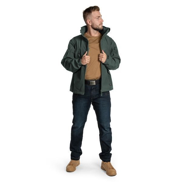 Куртка Helikon-Tex Gunfighter SharkSkin Jungle Green KU-GUN-FM-27-B03-S фото