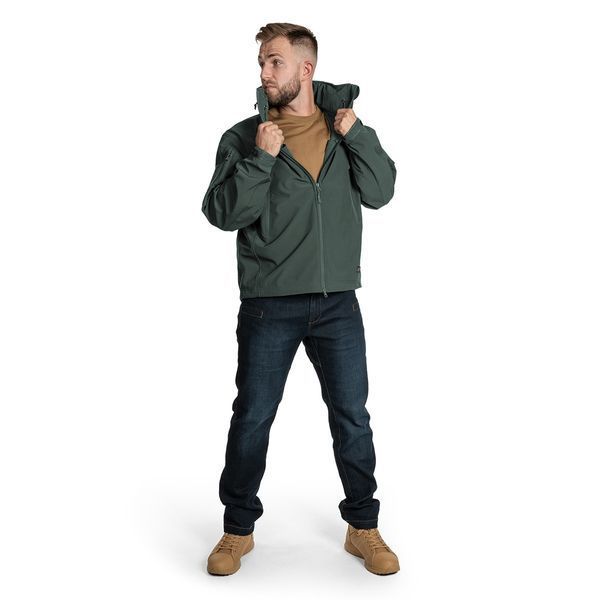 Куртка Helikon-Tex Gunfighter SharkSkin Jungle Green KU-GUN-FM-27-B03-S фото