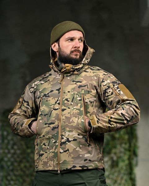 Тактическая куртка Soft Shell Windstoper Multicam 19491-46 фото