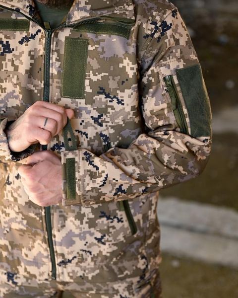 Тактический костюм Soft Shell Dem Pixel 94161-46 фото